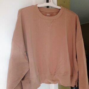 Sonoma Crop Sweatshirt - Peach - XXL